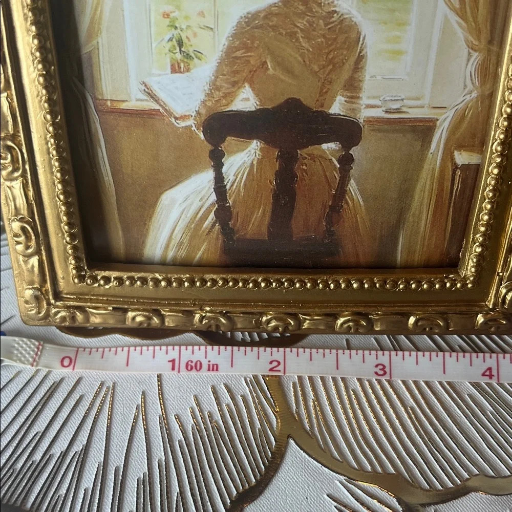 Elegant Gold Ornate Picture Frame 4x6 inch frame